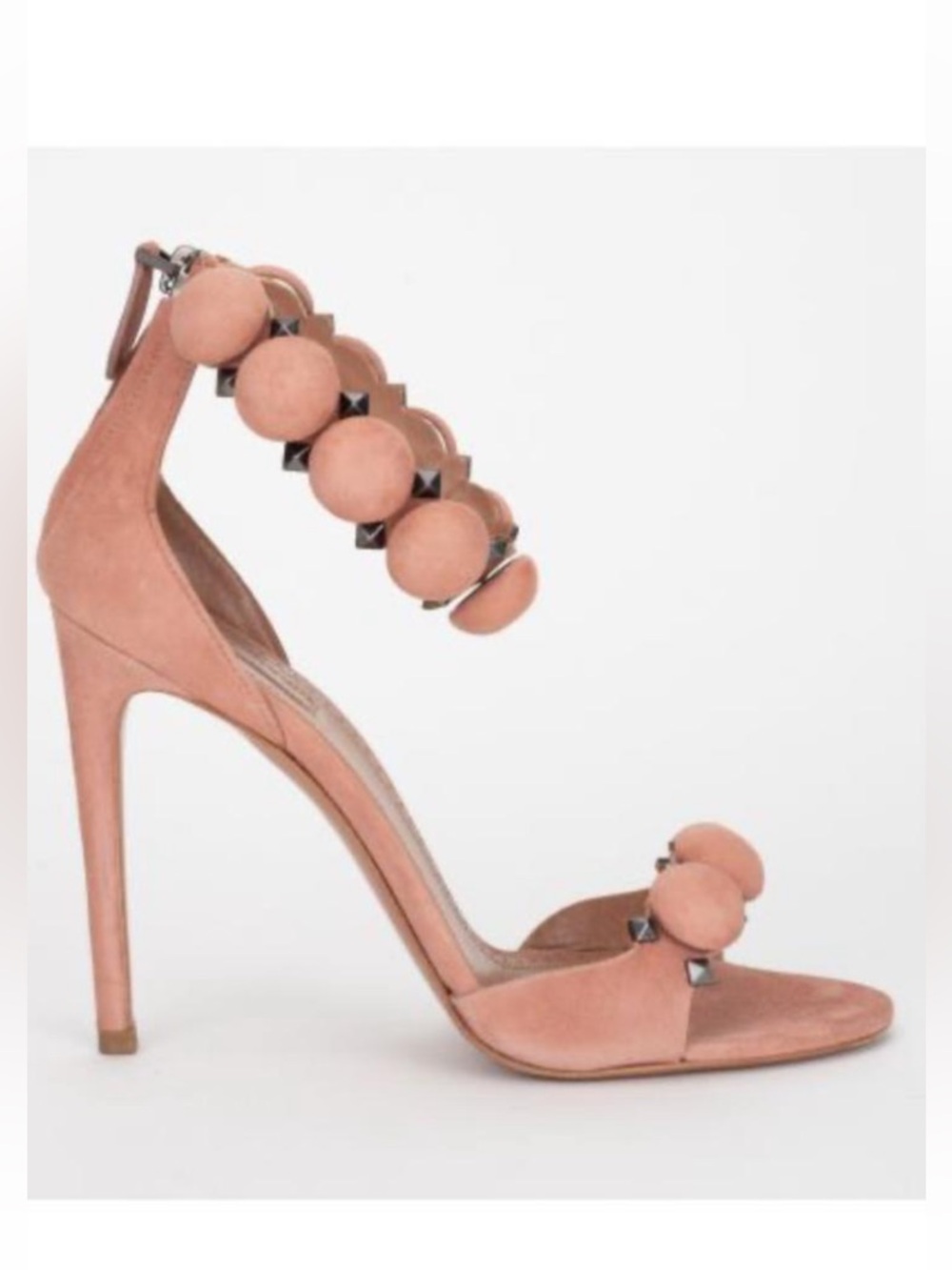 ✨ ALAÏA Suede Studded Sandals Heels – Size 37 – Worn Once – Excellent Condition